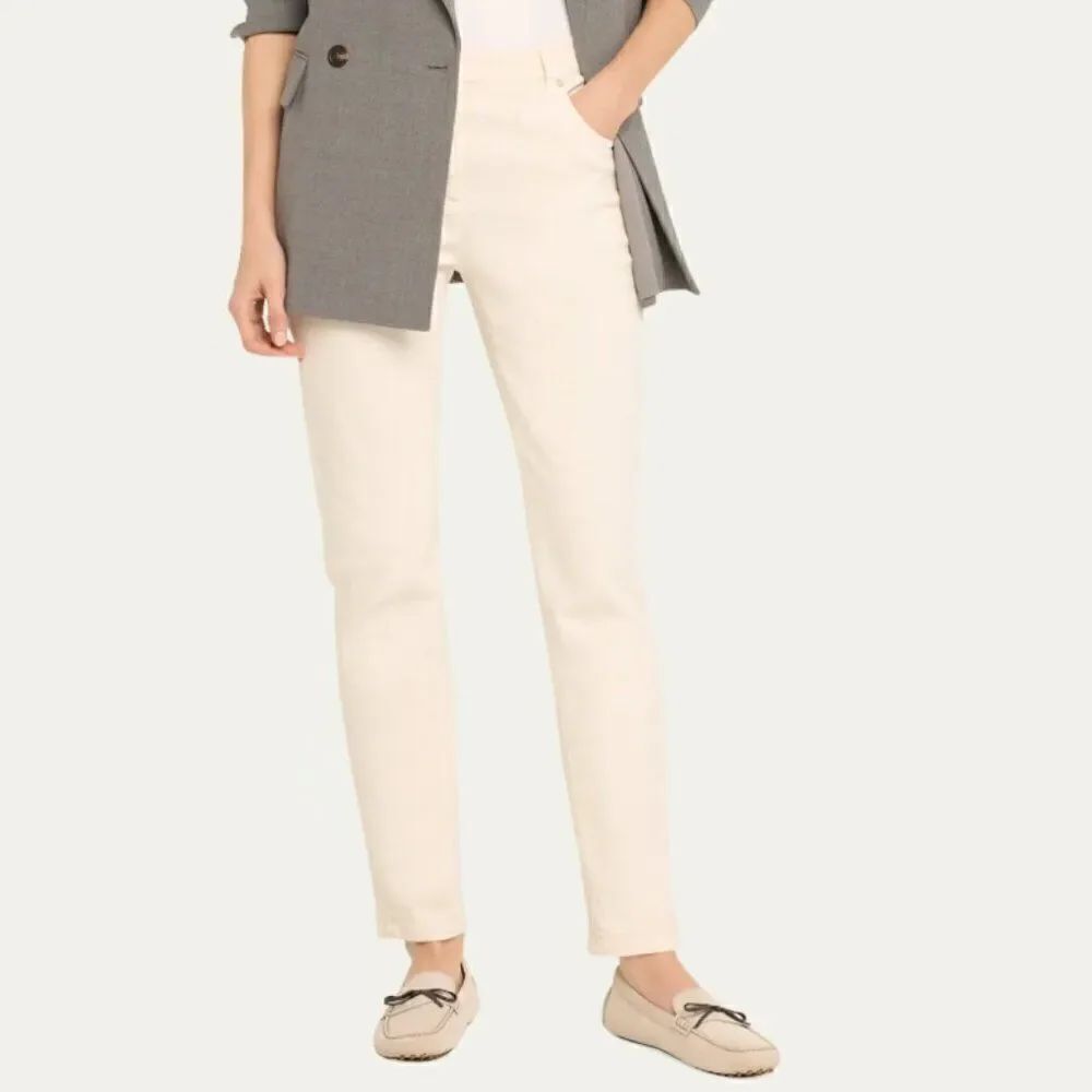 Brunello Cucinelli Extra Skinny Fit High Waist with 5 Pockets Made in Italy US 4